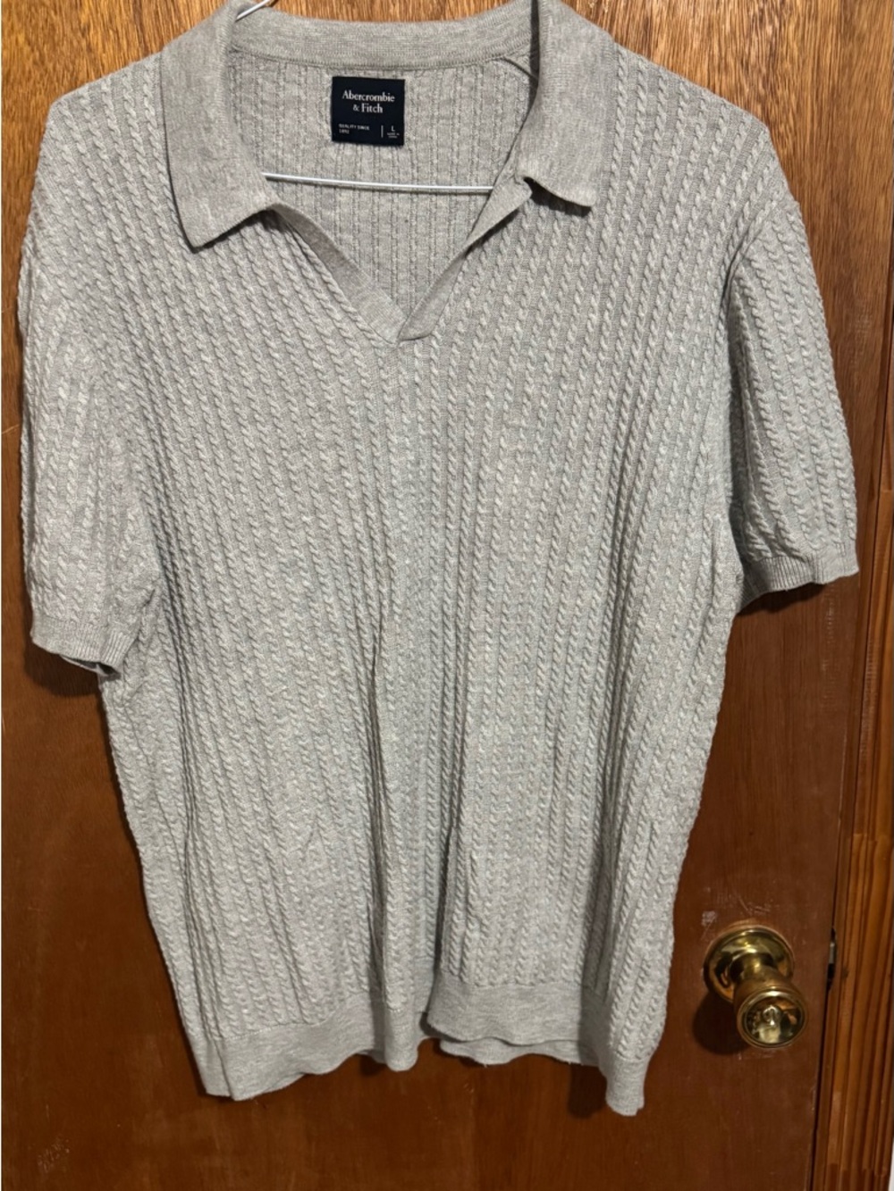 Abercrombie short sleeve polo men’s L